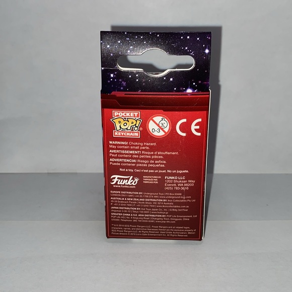 Pocket POP Keychain Power Rangers Yellow Ranger Mini Figure - Picture 3 of 5